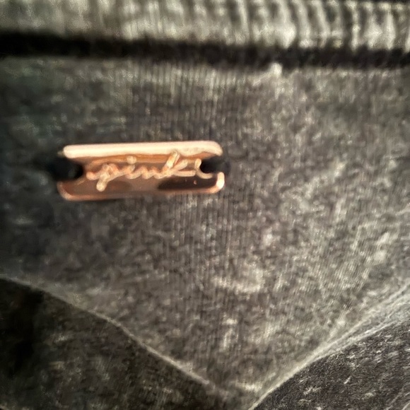 PINK Victoria's Secret Charcoal Short Sleeve Dress - Picture 2 of 4